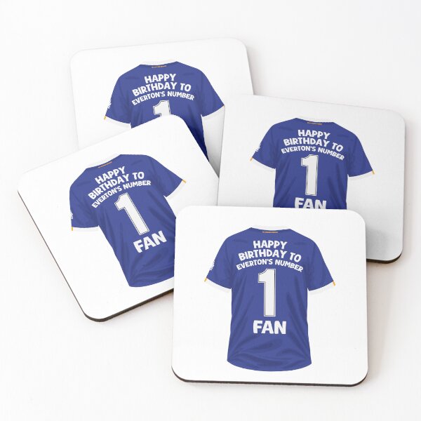 Item preview, Everton Number 1 Fan Birthday Football Design – Everton Supporter Gift designed and sold by The Home Of Pink Peach.