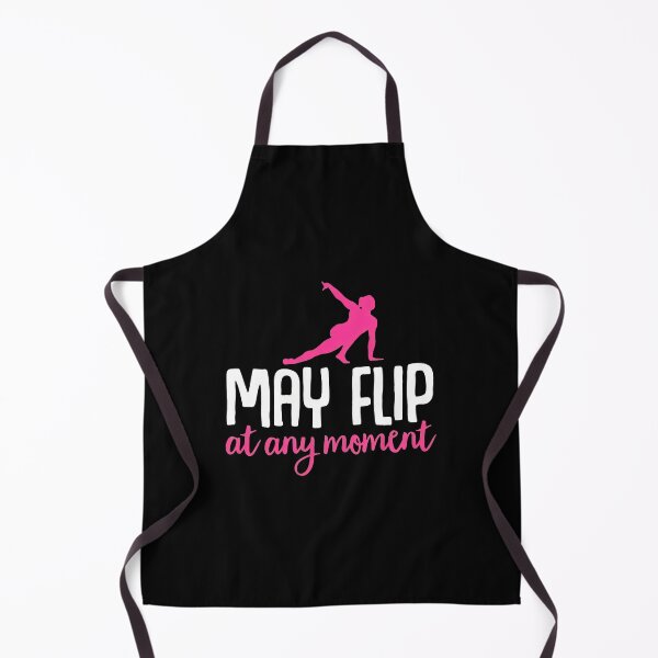 Item preview, May Flip at Any Moment Gymnastics Silhouette Pink Design designed and sold by lupkinsdhiatt.