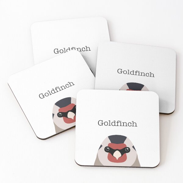 Item preview, Cute Goldfinch Face designed and sold by Rebeccatiana.nz.