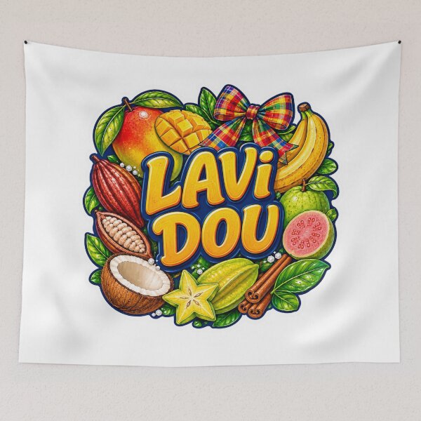 Item preview, LAVI DOU — La vida es dulce en Santa Lucía Kwéyòl designed and sold by CaribChroma.
