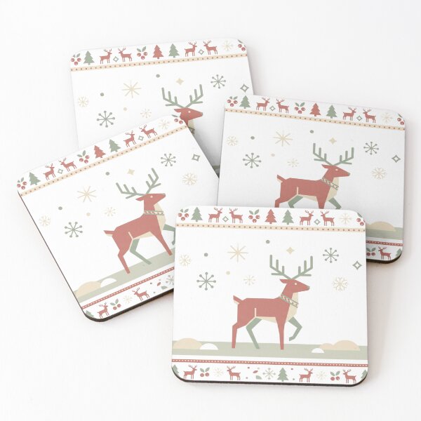 Item preview, Scandinavian Minimalist Reindeer Christmas Design designed and sold by larbimalki.