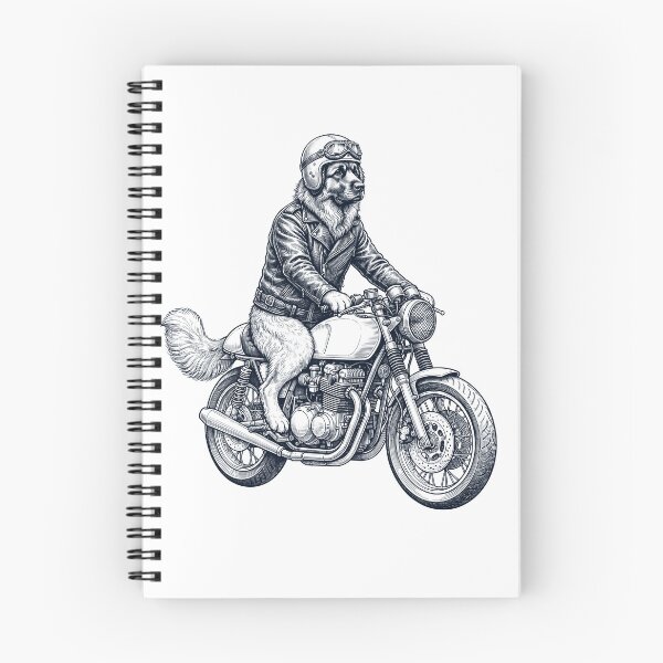 Item preview, Funny Leonberger Motorcycle Motorbike Dog Lover designed and sold by dian-rody-crest.
