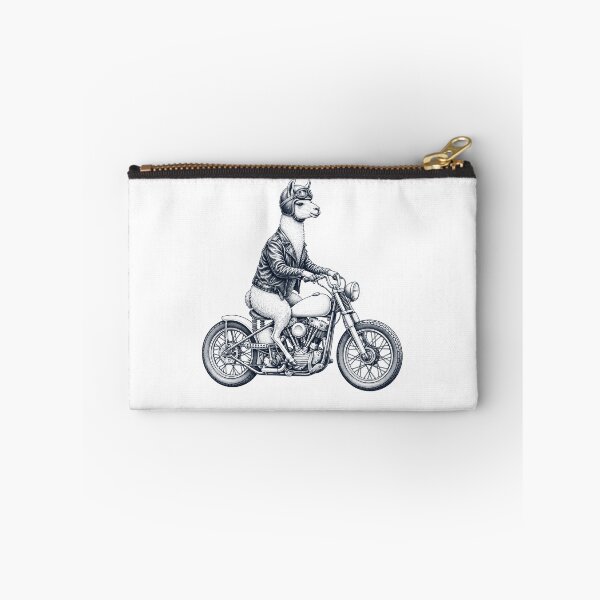 Item preview, Funny Llama Motorcycle Motorbike Animal Lover designed and sold by dian-rody-crest.