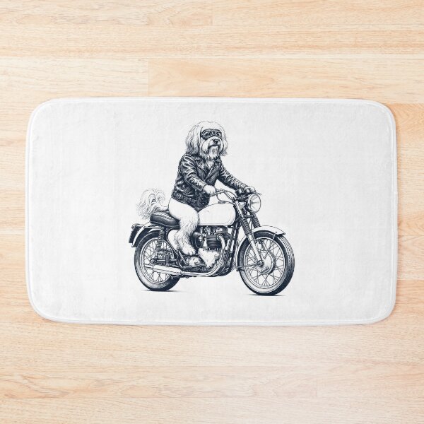 Item preview, Funny Lowchen Motorcycle Motorbike Dog Lover designed and sold by dian-rody-crest.