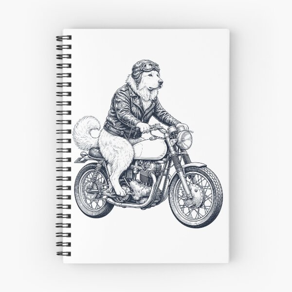 Item preview, Funny Maremma Sheepdog Motorcycle Motorbike Dog Lover designed and sold by dian-rody-crest.