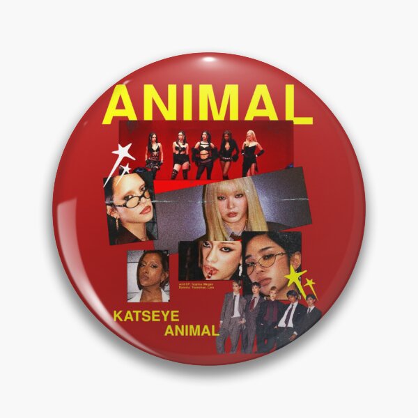 Item preview, KATSEYE Animal Scrapbook Collage Style designed and sold by moamaxshop.