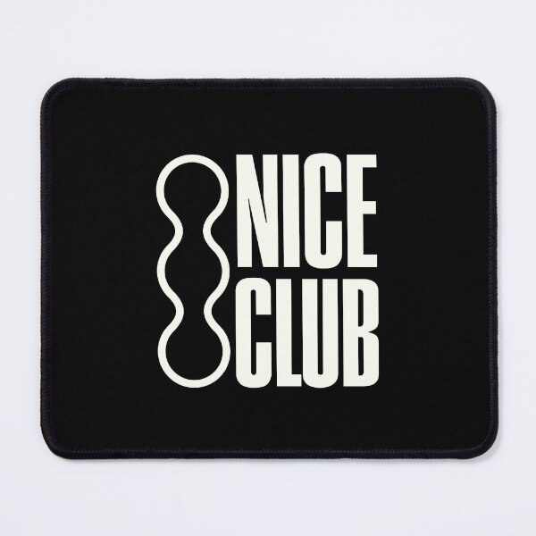 Item preview, Nice Club Minimalist Streetwear Typography designed and sold by FitNow.