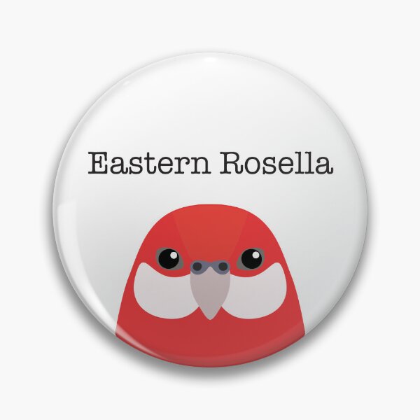 Item preview, Cute Eastern Rosella Face designed and sold by Rebeccatiana.nz.