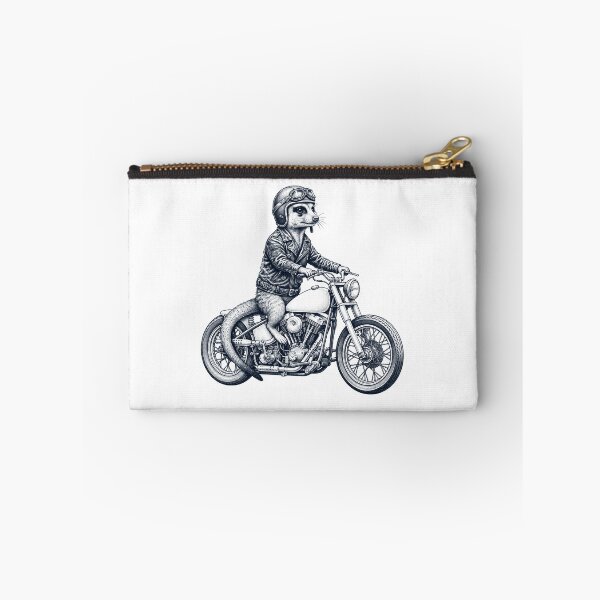 Item preview, Funny Meerkat Motorcycle Motorbike Animal Lover designed and sold by dian-rody-crest.