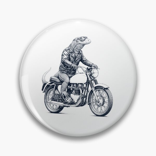 Artikelvorschau, Lustiges Waran-Motorrad, Motorrad, Tierliebhaber entworfen und verkauft von dian-rody-crest.