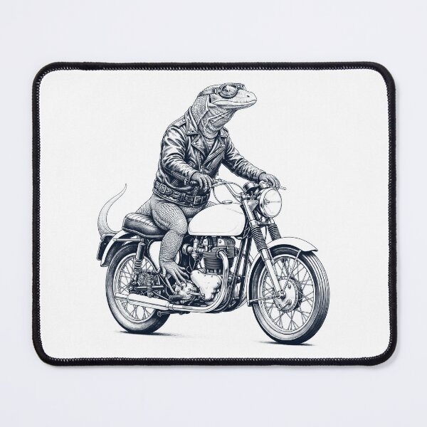 Item preview, Funny Monitor Lizard Motorcycle Motorbike Animal Lover designed and sold by dian-rody-crest.