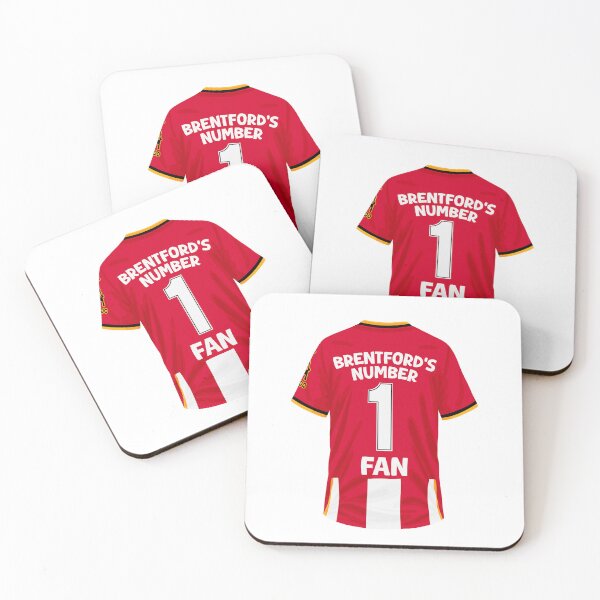 Item preview, Brentford Number 1 Fan Football Design – Brentford Supporter Gift designed and sold by The Home Of Pink Peach.