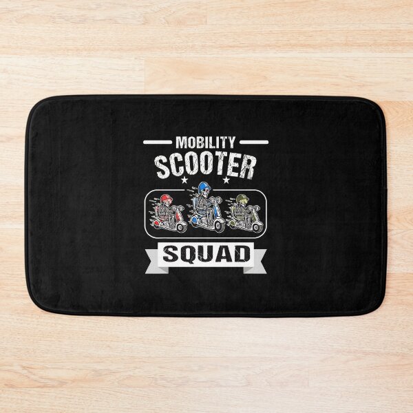 Item preview, Mobility Scooter Squad Skeletons Riding Scooters designed and sold by lupkinsdhiatt.