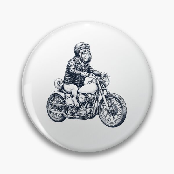 Item preview, Funny Neapolitan Mastiff Motorcycle Motorbike Dog Lover designed and sold by dian-rody-crest.