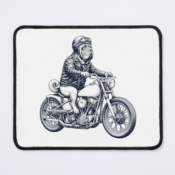 Item preview, Funny Neapolitan Mastiff Motorcycle Motorbike Dog Lover designed and sold by dian-rody-crest.