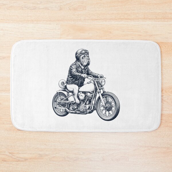 Item preview, Funny Neapolitan Mastiff Motorcycle Motorbike Dog Lover designed and sold by dian-rody-crest.
