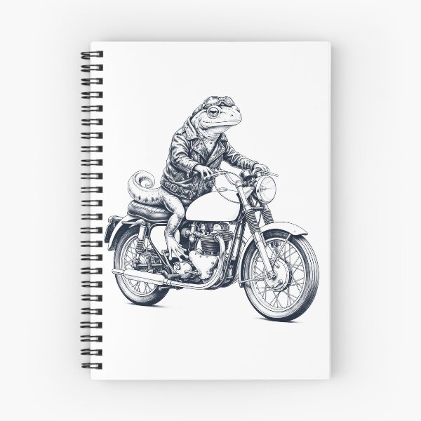Item preview, Funny Newt Motorcycle Motorbike Animal Lover designed and sold by dian-rody-crest.