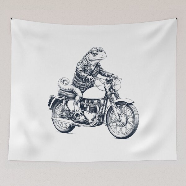 Item preview, Funny Newt Motorcycle Motorbike Animal Lover designed and sold by dian-rody-crest.