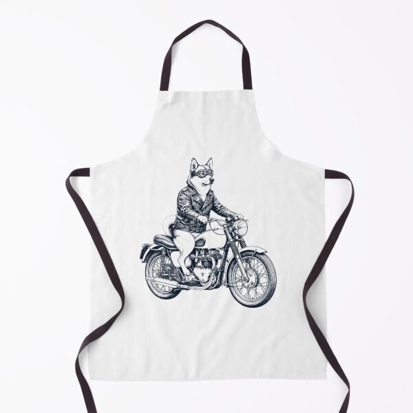 Item preview, Funny Norwegian Buhund Motorcycle Motorbike Dog Lover designed and sold by dian-rody-crest.