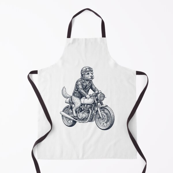Item preview, Funny Norwich Terrier Motorcycle Motorbike Dog Lover designed and sold by dian-rody-crest.