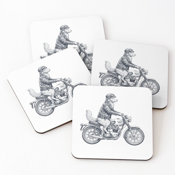 Item preview, Funny Nova Scotia Duck Tolling Retriever Motorcycle Motorbike Dog Lover designed and sold by dian-rody-crest.