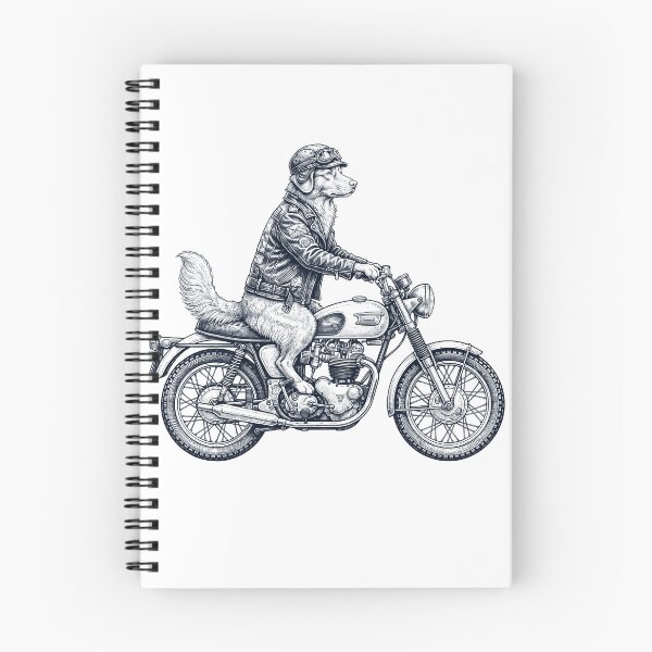 Item preview, Funny Nova Scotia Duck Tolling Retriever Motorcycle Motorbike Dog Lover designed and sold by dian-rody-crest.