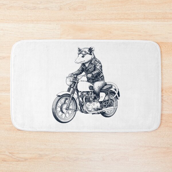 Item preview, Funny Opossum Motorcycle Motorbike Animal Lover designed and sold by dian-rody-crest.