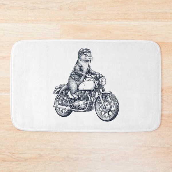 Item preview, Funny Otter Motorcycle Motorbike Animal Lover designed and sold by dian-rody-crest.