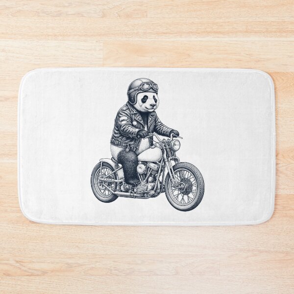 Item preview, Funny Panda Motorcycle Motorbike Animal Lover designed and sold by dian-rody-crest.
