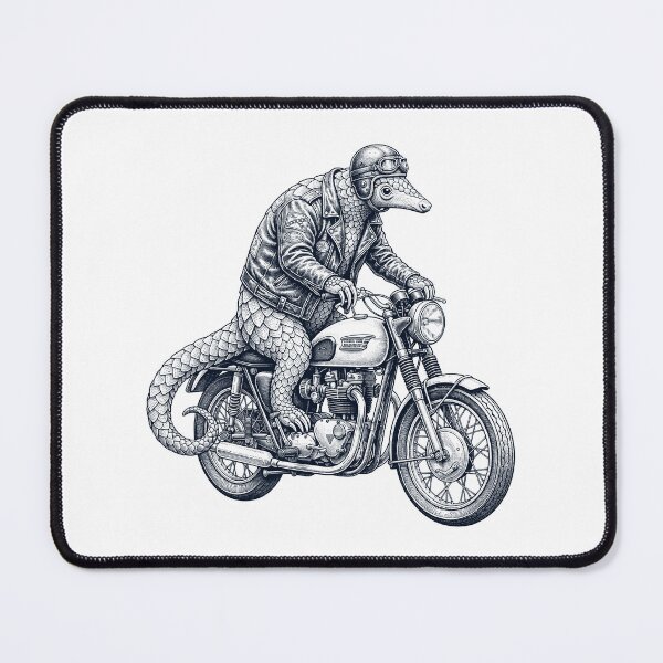 Item preview, Funny Pangolin Motorcycle Motorbike Animal Lover designed and sold by dian-rody-crest.