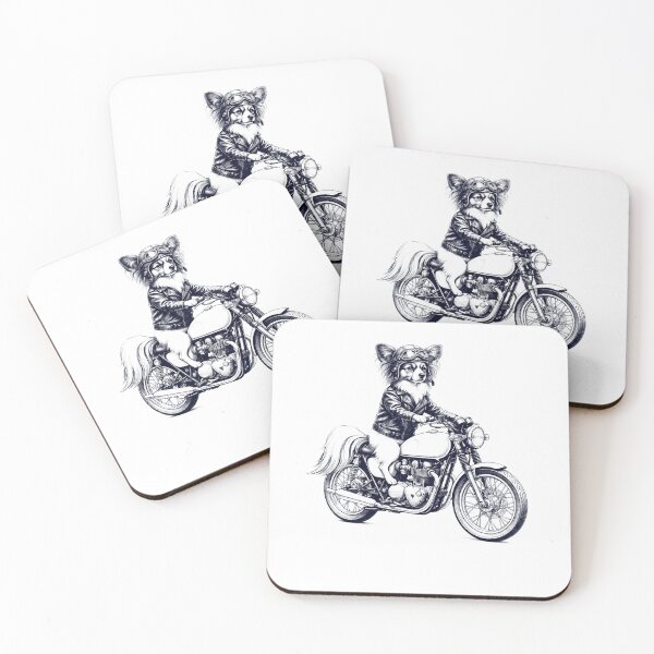 Item preview, Funny Papillon Motorcycle Motorbike Dog Lover designed and sold by dian-rody-crest.