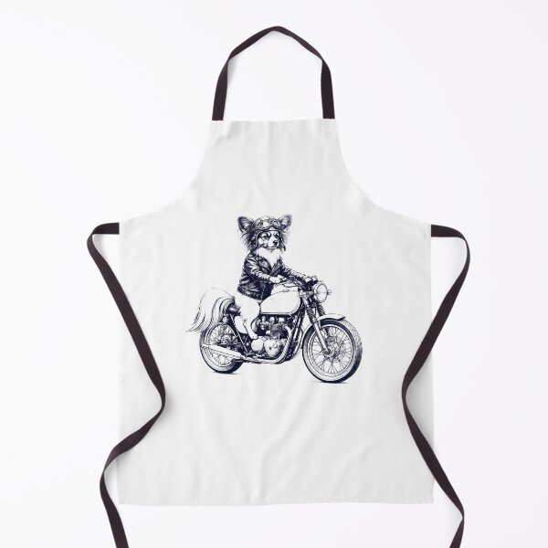 Item preview, Funny Papillon Motorcycle Motorbike Dog Lover designed and sold by dian-rody-crest.