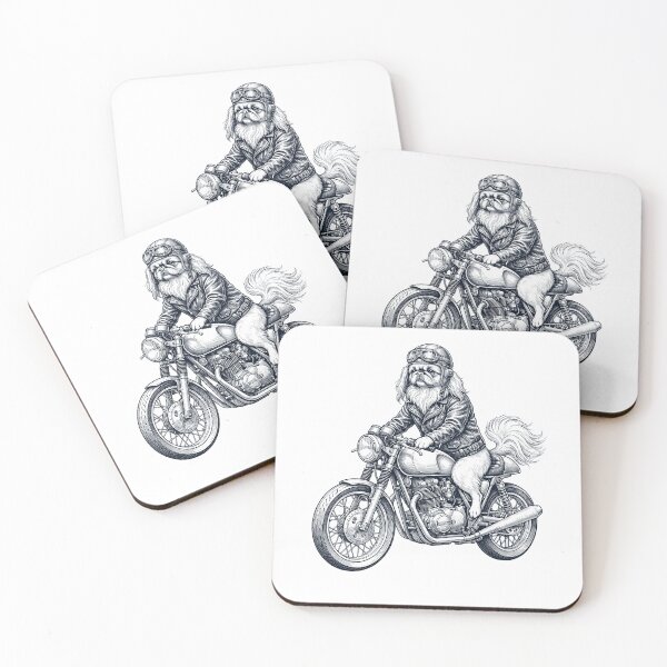 Item preview, Funny Pekingese Motorcycle Motorbike Dog Lover designed and sold by dian-rody-crest.