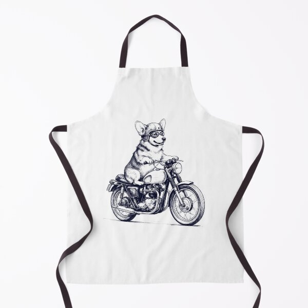 Item preview, Funny Pembroke Welsh Corgi Motorcycle Motorbike Dog Lover designed and sold by dian-rody-crest.