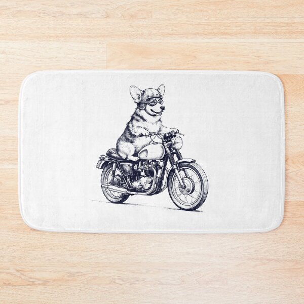 Item preview, Funny Pembroke Welsh Corgi Motorcycle Motorbike Dog Lover designed and sold by dian-rody-crest.