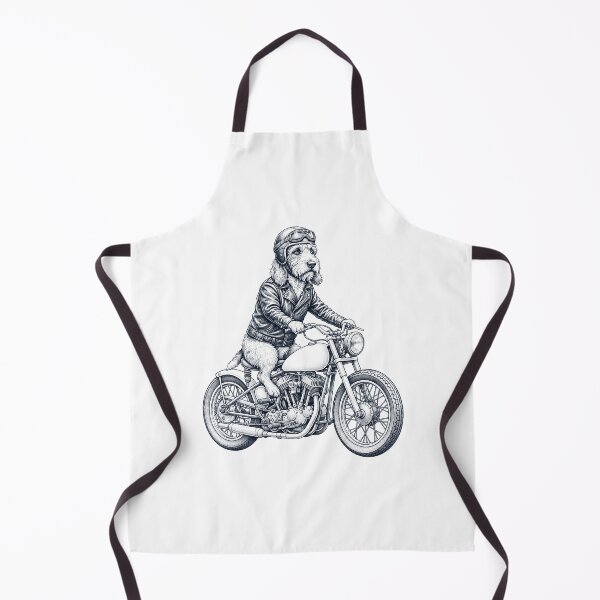 Item preview, Funny Petit Basset Griffon Vendeen Motorcycle Motorbike Dog Lover designed and sold by dian-rody-crest.