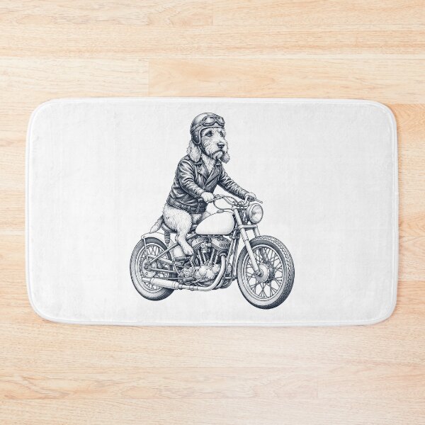 Item preview, Funny Petit Basset Griffon Vendeen Motorcycle Motorbike Dog Lover designed and sold by dian-rody-crest.