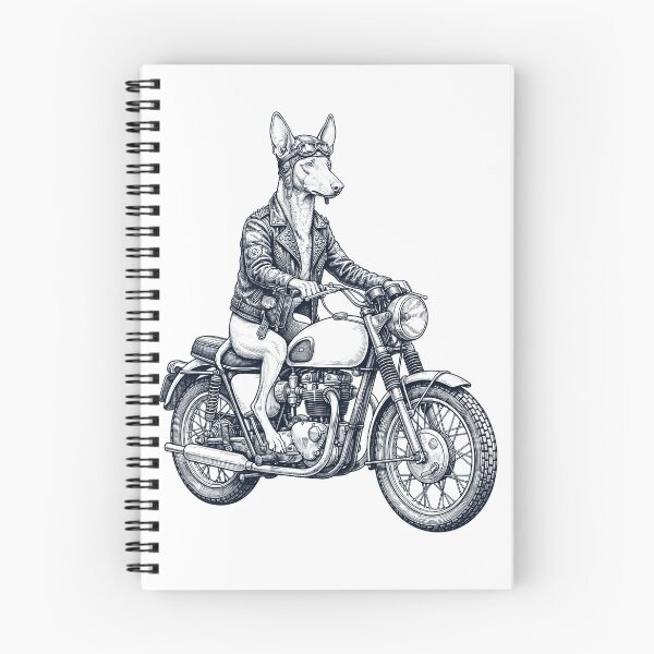 Item preview, Funny Pharaoh Hound Motorcycle Motorbike Dog Lover designed and sold by dian-rody-crest.