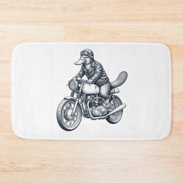 Item preview, Funny Platypus Motorcycle Motorbike Animal Lover designed and sold by dian-rody-crest.