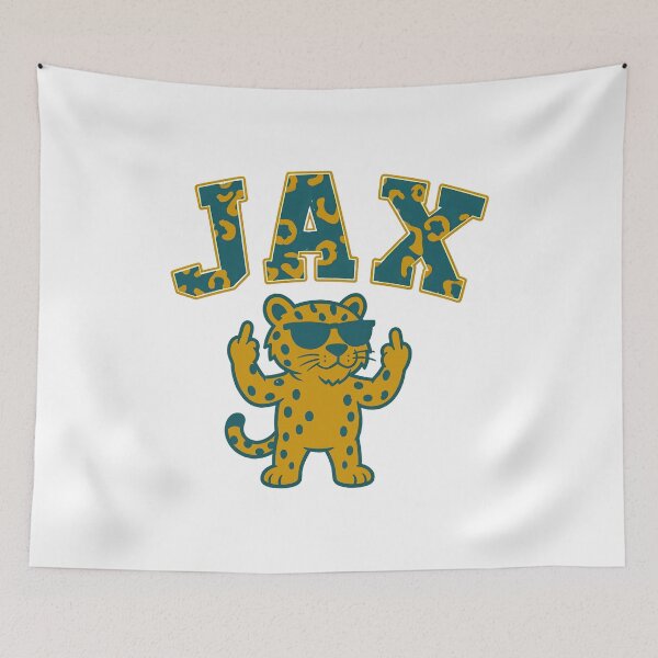 Item preview, Retro Jaguar Mascot Fan designed and sold by ScottPatr89876.
