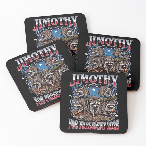 Item preview, Jimothy For President 2028 Raccoon Election designed and sold by d247.