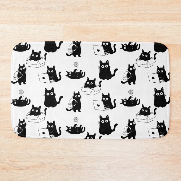 Item preview, 5 Cute Black Cats Collection – Adorable Kittens for Cat Lovers designed and sold by DibujandoPorfa.