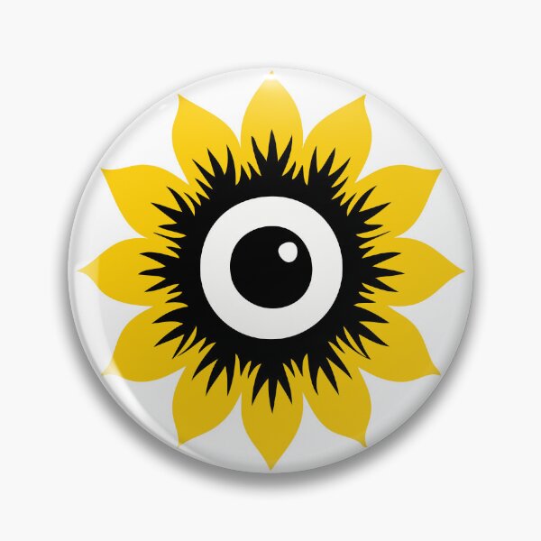 Item preview, sunflower eyeball designed and sold by asyrum.