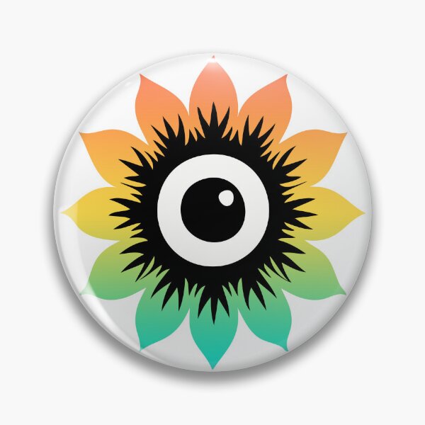 Item preview, sunflower eyeball designed and sold by asyrum.