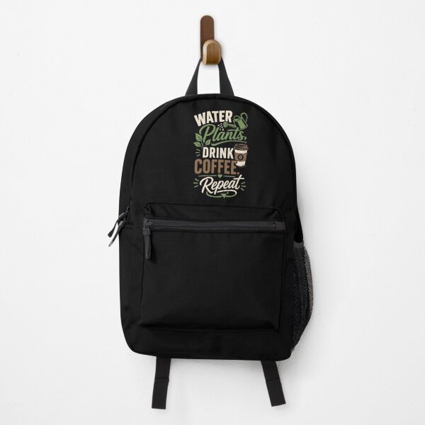 Item preview, Water Plants Drink Coffee Repeat Daily Routine Typography designed and sold by RAS-77.