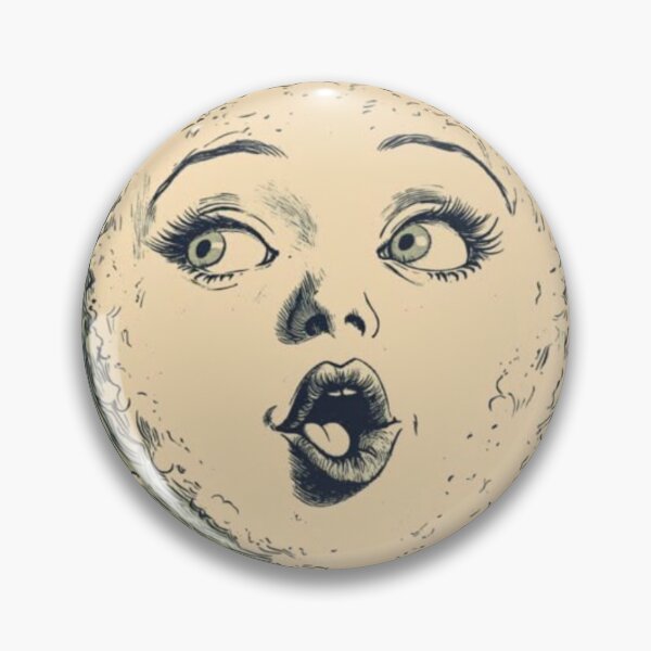 Item preview, Vintage Moon Face  designed and sold by cchickennugget.