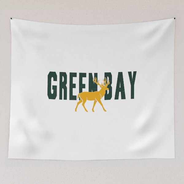 Item preview, Green Bay Deer Retro Athletic Style designed and sold by DavidRoss21274.