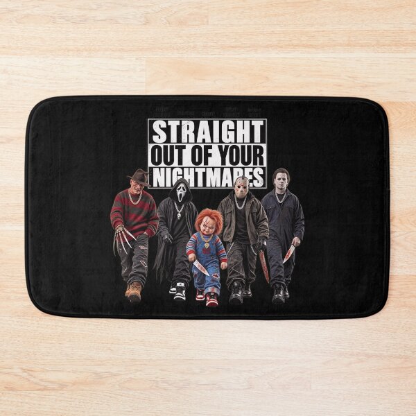Item preview, Straight Outta Nightmares Horror Icons Tee designed and sold by BrianSant23775.