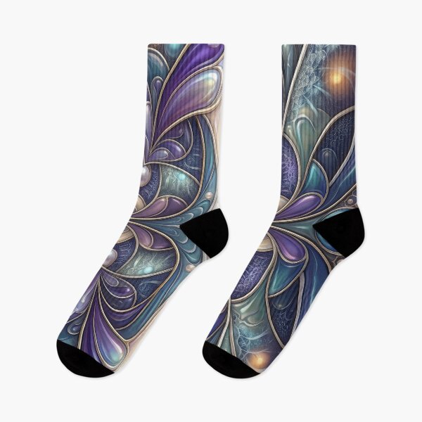 Artikelvorschau, Mystic Violet Fractal Mandala entworfen und verkauft von Frackxion.
