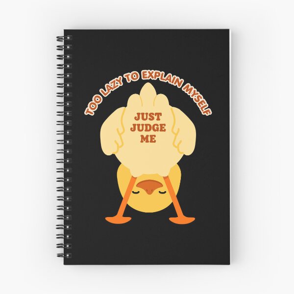 Item preview, Too Lazy to Explain Myself, Just Judge Me - Sarcastic Humor Quotes designed and sold by InkyGenies.